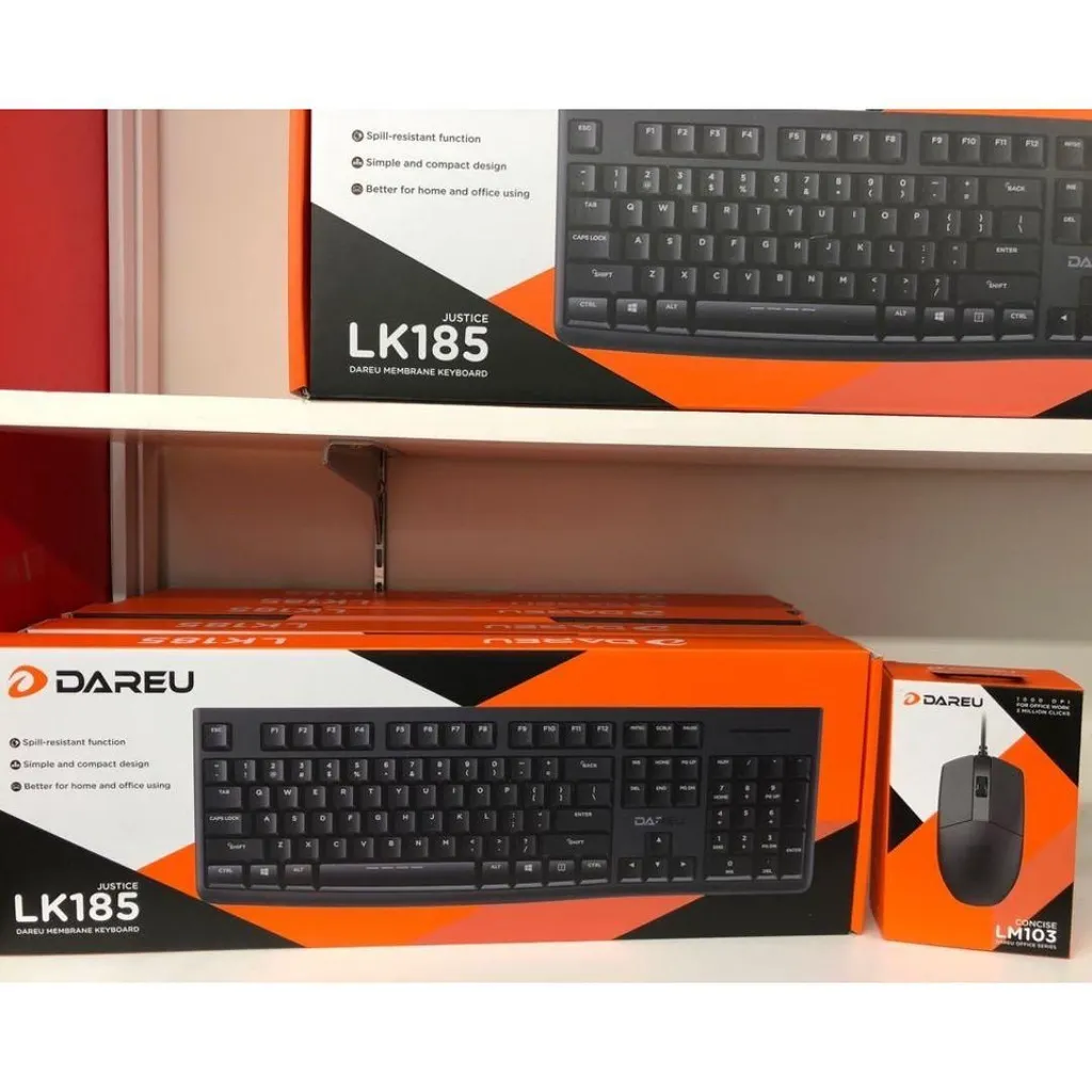 BÀN PHÍM VĂN PHÒNG DAREU LK185 - ảnh 3