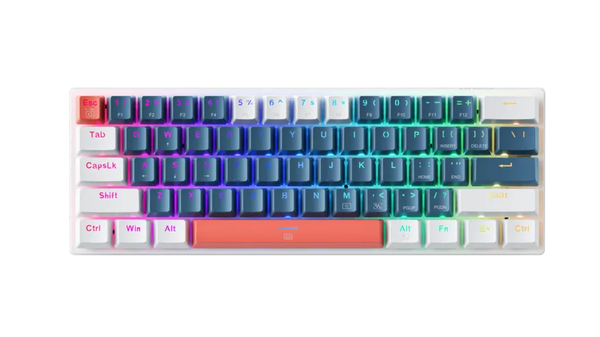BÀN PHÍM CƠ MACHENIKE K500-B61 60% LAYOUT, RGB - ảnh 4