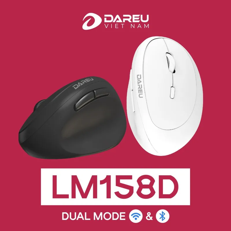 Chuột không dây DAREU LM158D | ERGO | Bluetooth + 2.4G - ảnh 17