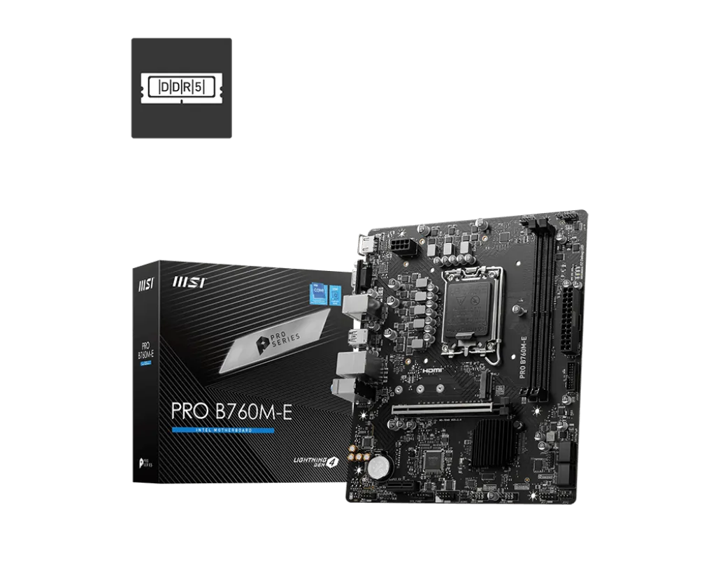 Mainboard MSI PRO B760M-E DDR5 - ảnh 2
