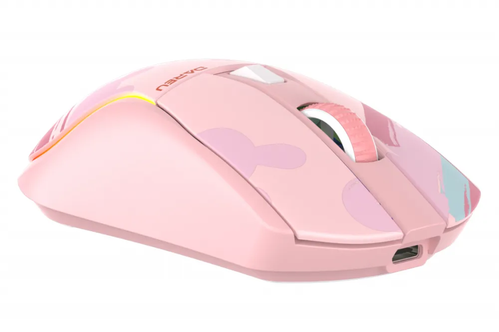 Chuột không dây Gaming DAREU A950 TRIPLE MODE BLACK / PINK - ảnh 13