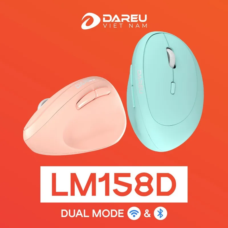 Chuột không dây DAREU LM158D | ERGO | Bluetooth + 2.4G - ảnh 18