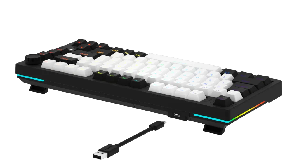 BÀN PHÍM CƠ DAREU EK75 WHITE BLACK DREAM SWITCH - ảnh 9