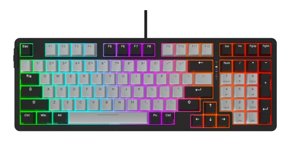 Bàn Phím Quang Cơ DAREU EK98X PBT BLACK-GREY - ảnh 4