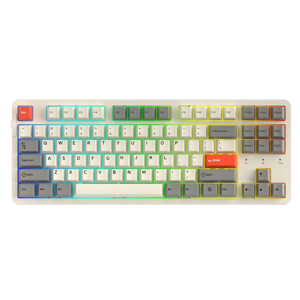 Bàn Phím Cơ Không Dây DAREU EK87 PRO | 3 Mode | Cherry PBT | Led RGB - ảnh 4