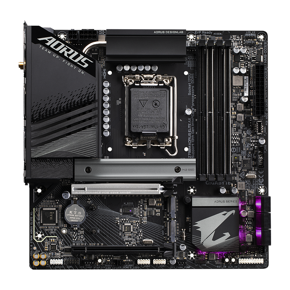 Mainboard GIGABYTE Z790M AORUS ELITE AX DDR5 - ảnh 4