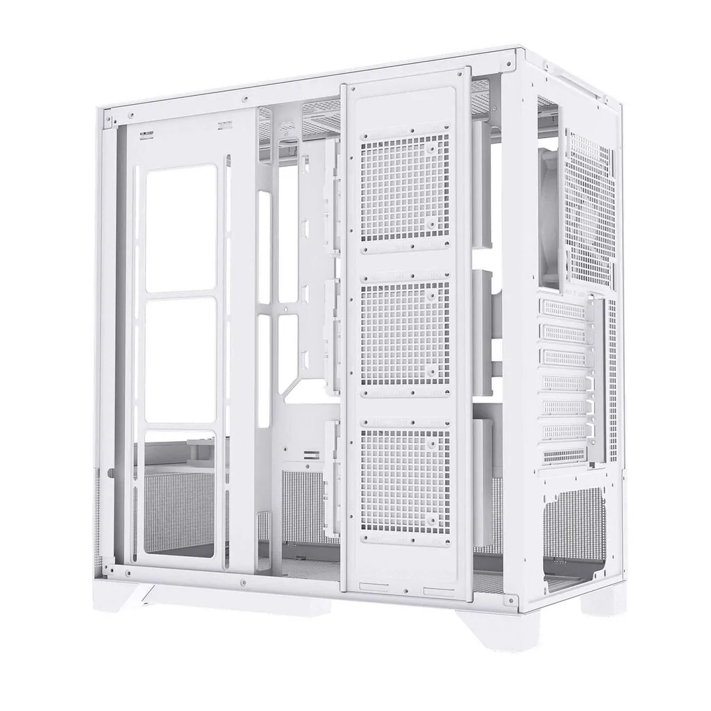 Vỏ case máy tính bàn MIK Lumine 4FA - Trắng / Đen, kèm 4 fan ARGB - ảnh 7