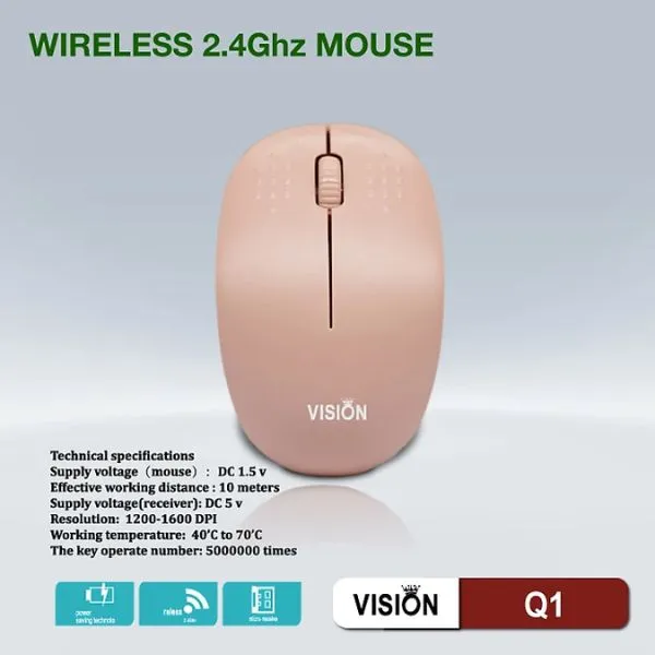 Chuột máy tính không dây VISION Q1 - ảnh 3