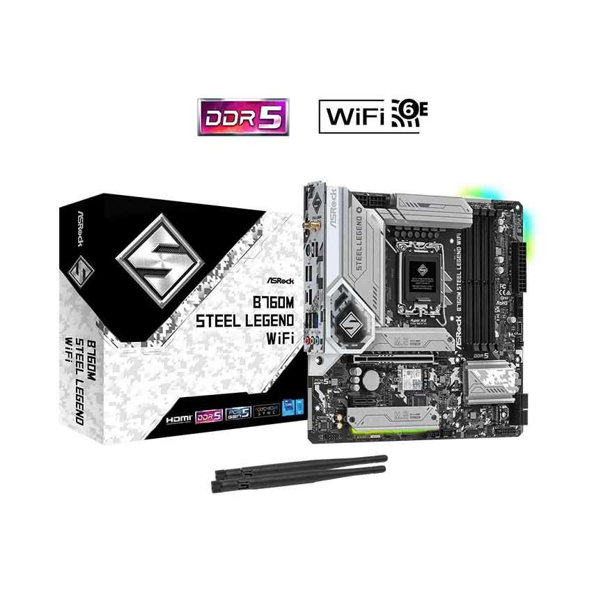 Mainboard ASROCK B760M Steel Legend WiFi DDR5 - ảnh 6