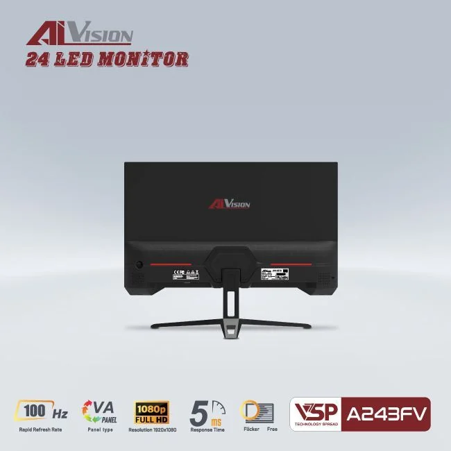 Màn hình AIVISION A243FV | 24'', 100Hz, VA, FHD, 5ms - ảnh 3
