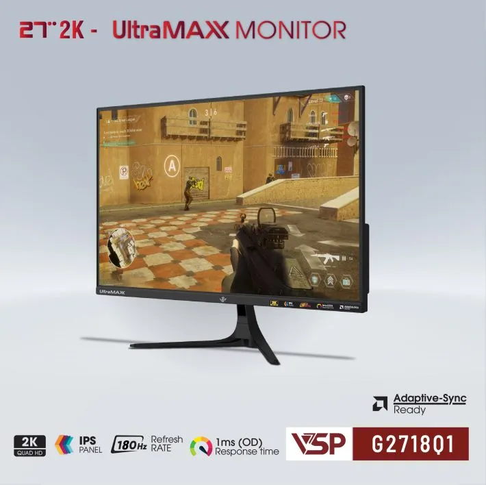 MÀN HÌNH VSP G2718Q1 | IPS | 27 inch | 2K | 180Hz - ảnh 3