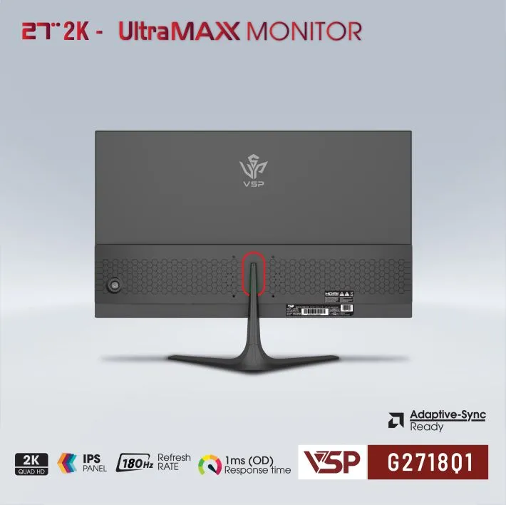 MÀN HÌNH VSP G2718Q1 | IPS | 27 inch | 2K | 180Hz - ảnh 5