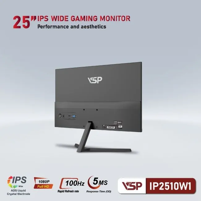Màn Hình VSP IP2510W1 | 25" IPS, Full HD 100Hz, 5ms - ảnh 3