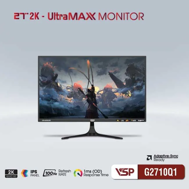 MÀN HÌNH VSP G2710Q1 | 27 inch | 2K | IPS | 100Hz - ảnh 3