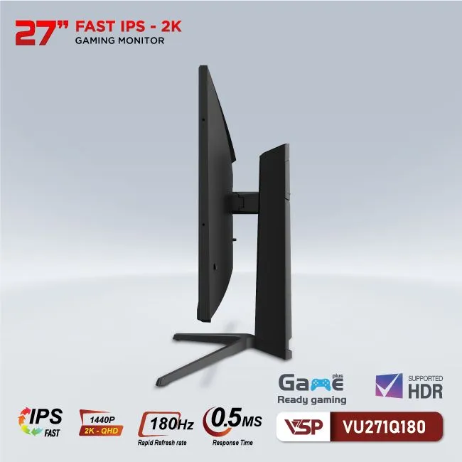 MÀN HÌNH VSP VU271Q180 27 inch | FAST IPS | 2K | 180HZ | 0.5ms - ảnh 5