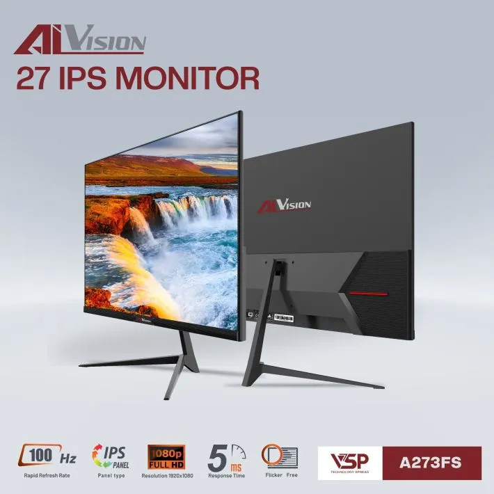 Màn hình AiVision A273FS | 27 inch | Full HD | IPS | 100Hz | 5ms - ảnh 2