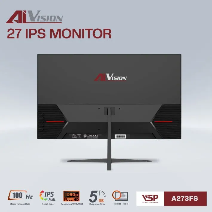 Màn hình AiVision A273FS | 27 inch | Full HD | IPS | 100Hz | 5ms - ảnh 5