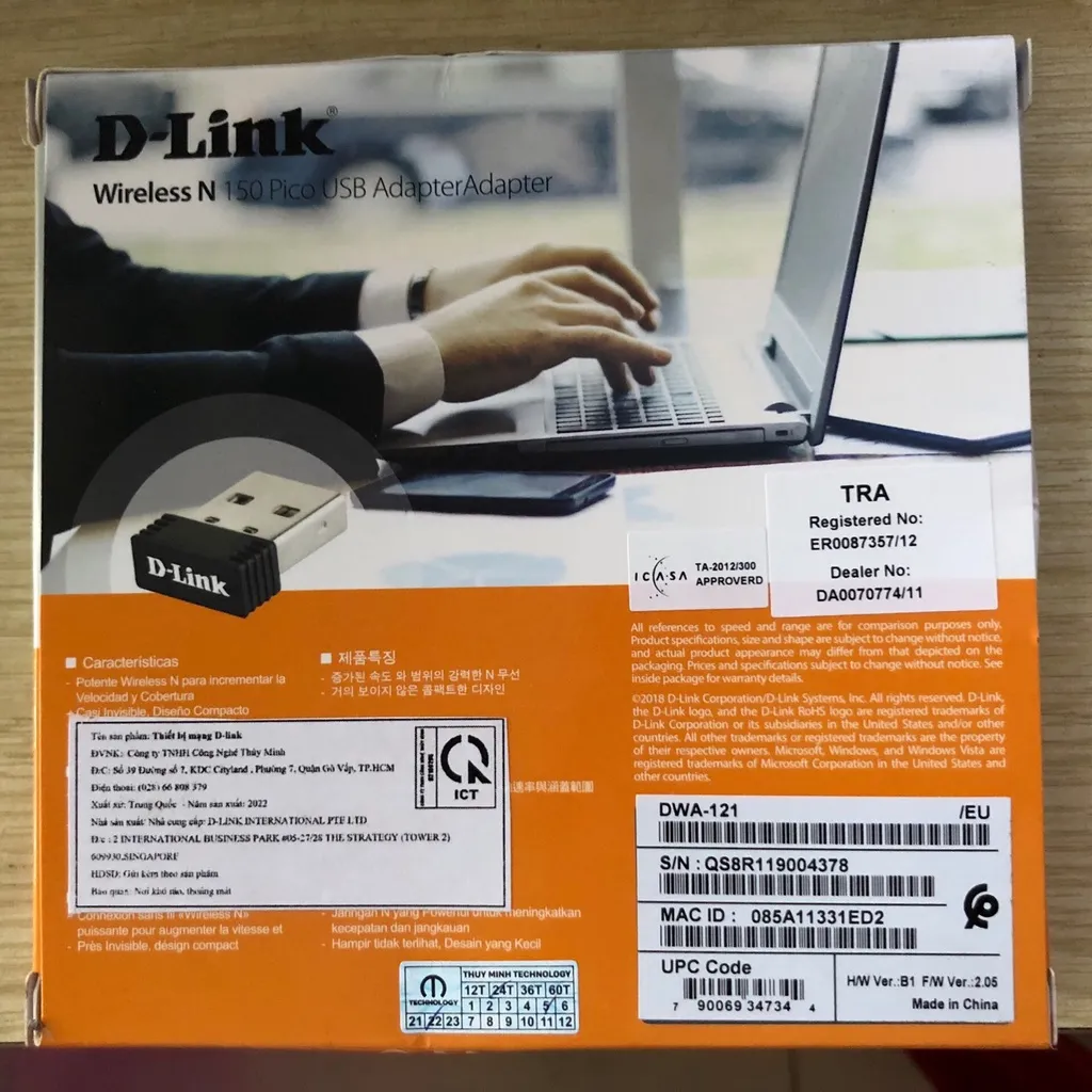 USB Wifi D-Link DWA-121 - ảnh 3