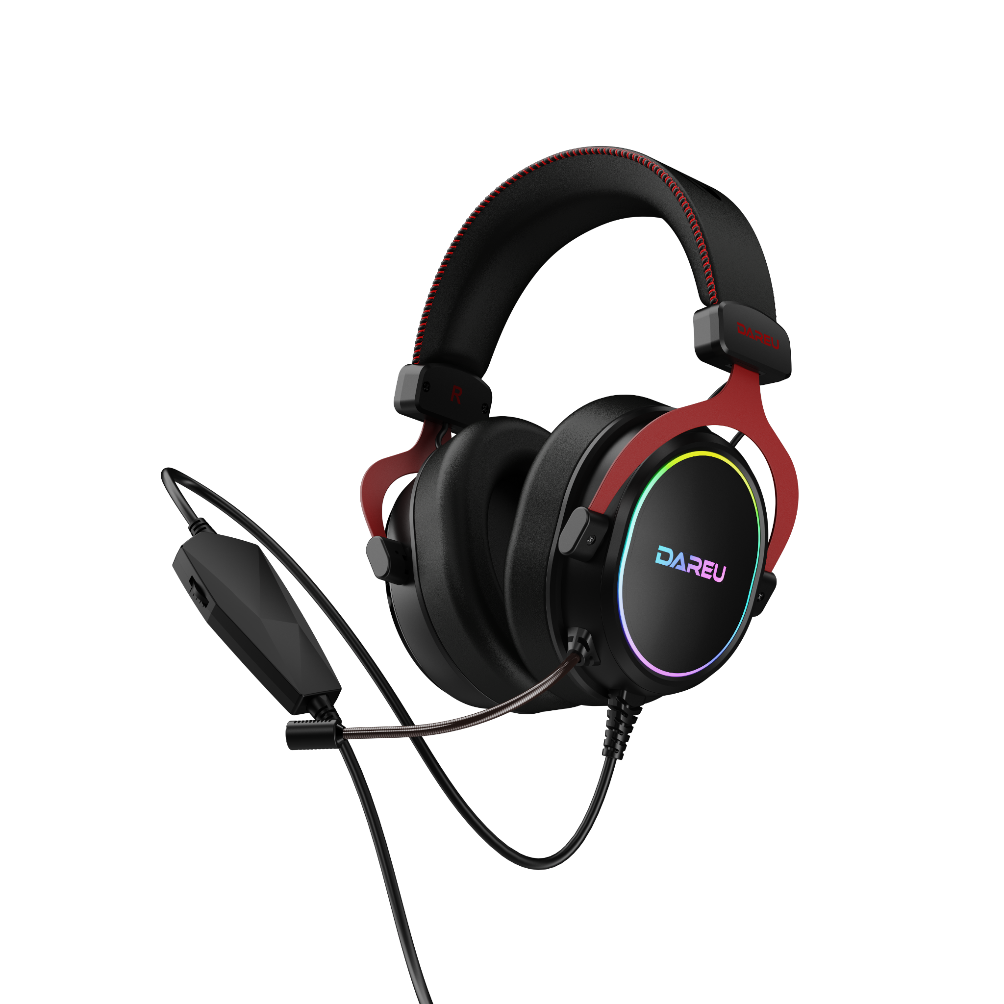 Tai Nghe Dareu EH925L Black Red - ảnh 5