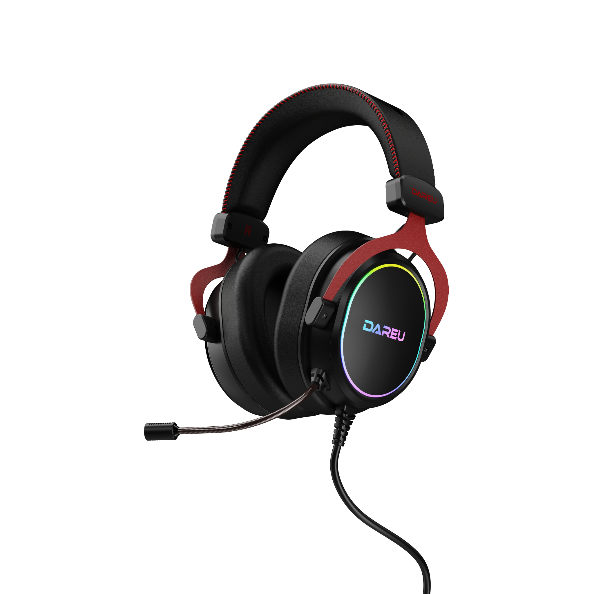 Tai Nghe Dareu EH925L Black Red - ảnh 2