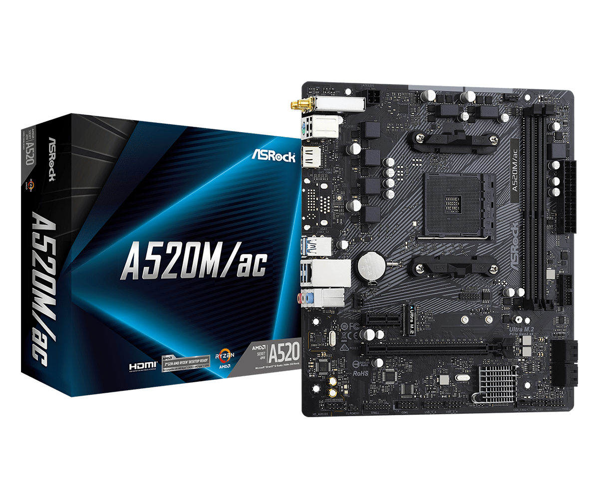 Mainboard ASRock A520M/ac - ảnh 3