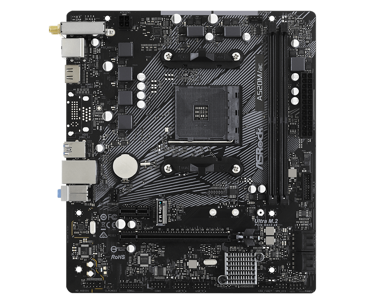 Mainboard ASRock A520M/ac - ảnh 4