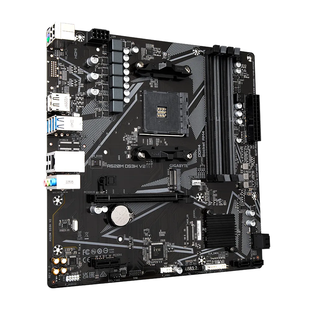 Mainboard Gigabyte A520M DS3H V2 REV 1.0 - ảnh 5