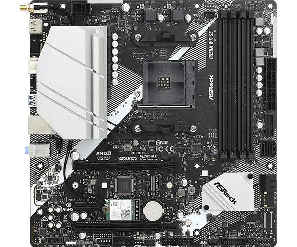 Maiboard ASRock B550M Wifi SE | SOCKET AM4 | M-ATX | 4 KHE RAM - ảnh 4