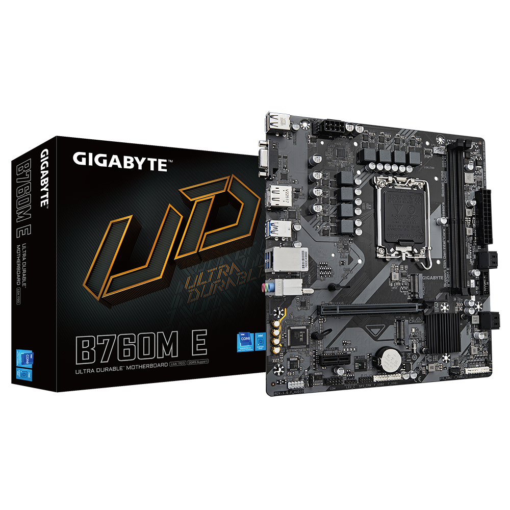 Mainboard Gigabyte B760M E (rev. 1.0) DDR5