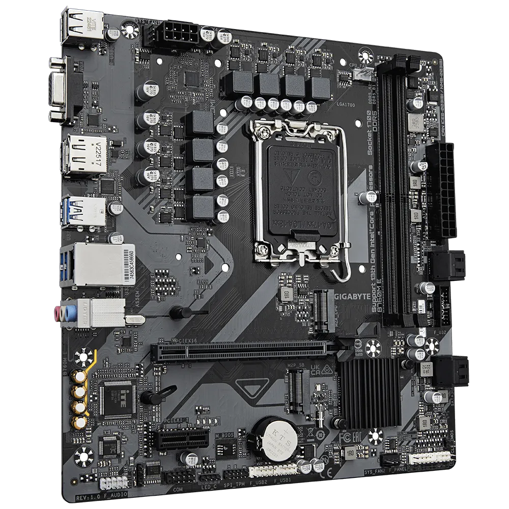 Mainboard Gigabyte B760M E (rev. 1.0) DDR5 - ảnh 3