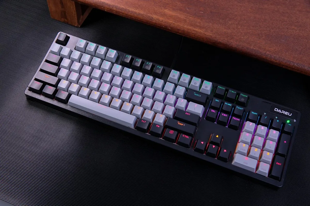 BÀN PHÍM QUANG CƠ DAREU EK1280X BLACK GREY OPTICAL SWITCH - ảnh 6