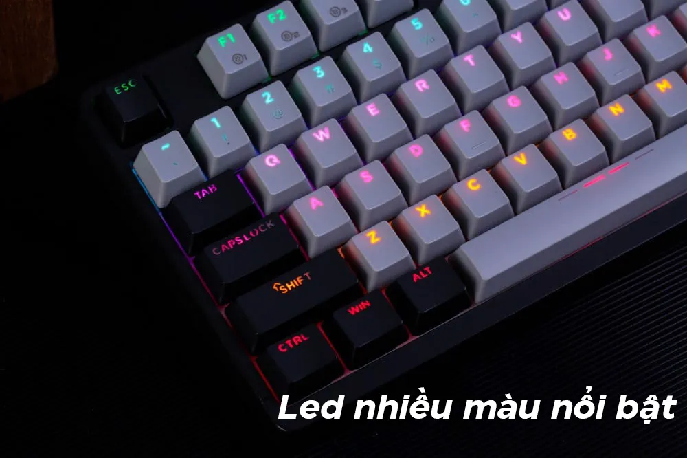 BÀN PHÍM QUANG CƠ DAREU EK1280X BLACK GREY OPTICAL SWITCH - ảnh 2
