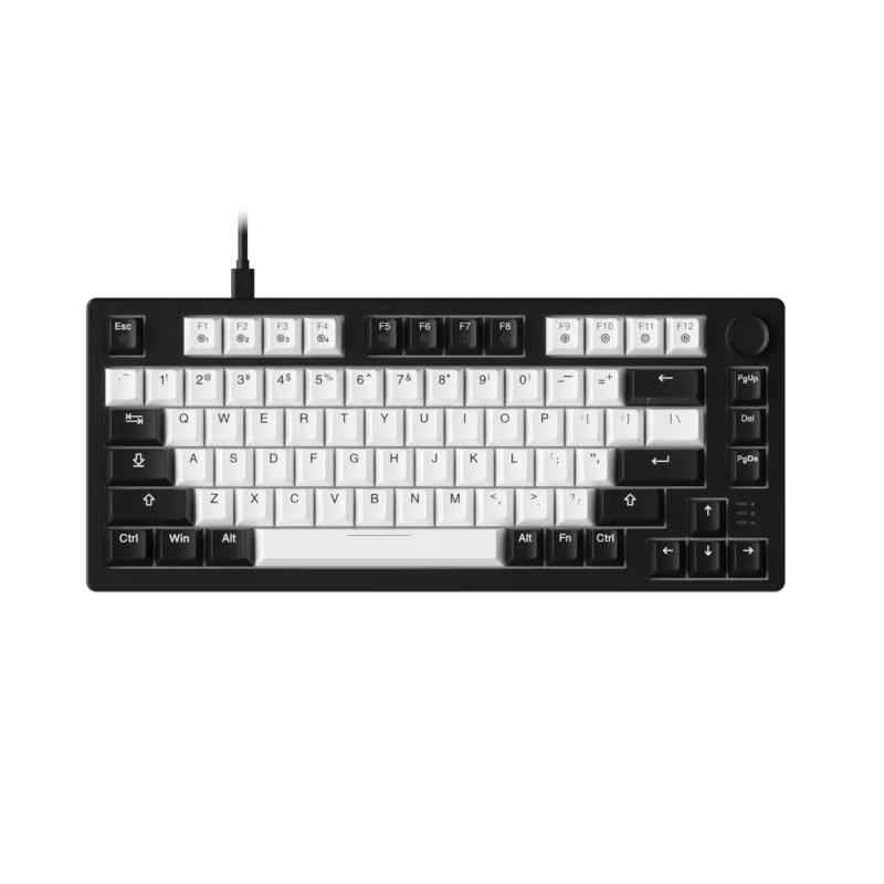 Bàn phím cơ Gaming DAREU EK75 WHITE BLACK PBT Double Shot - ảnh 5