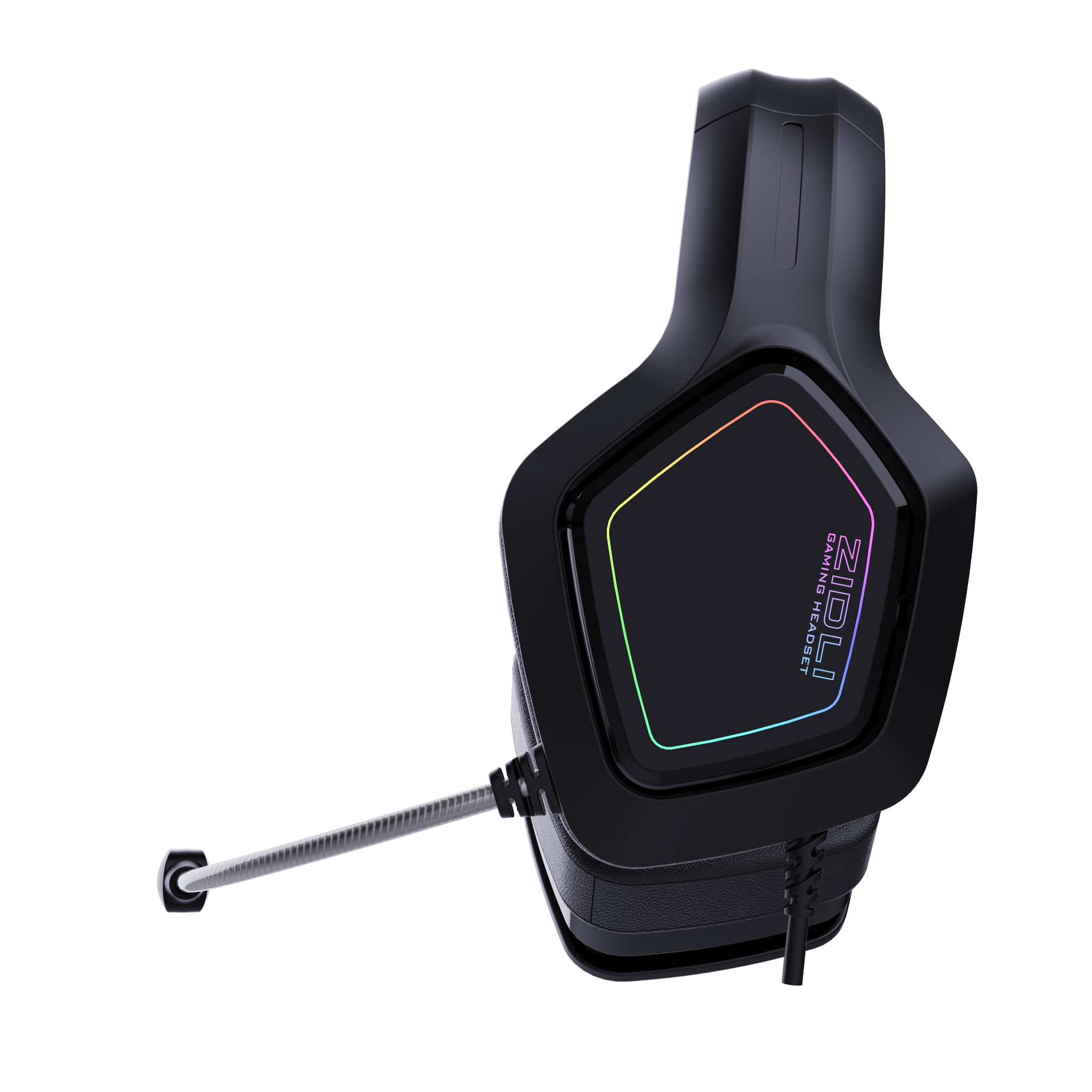 TAI NGHE GAMING ZIDLI FCORE FH6U BLACK 7.1,USB, RGB - ảnh 6