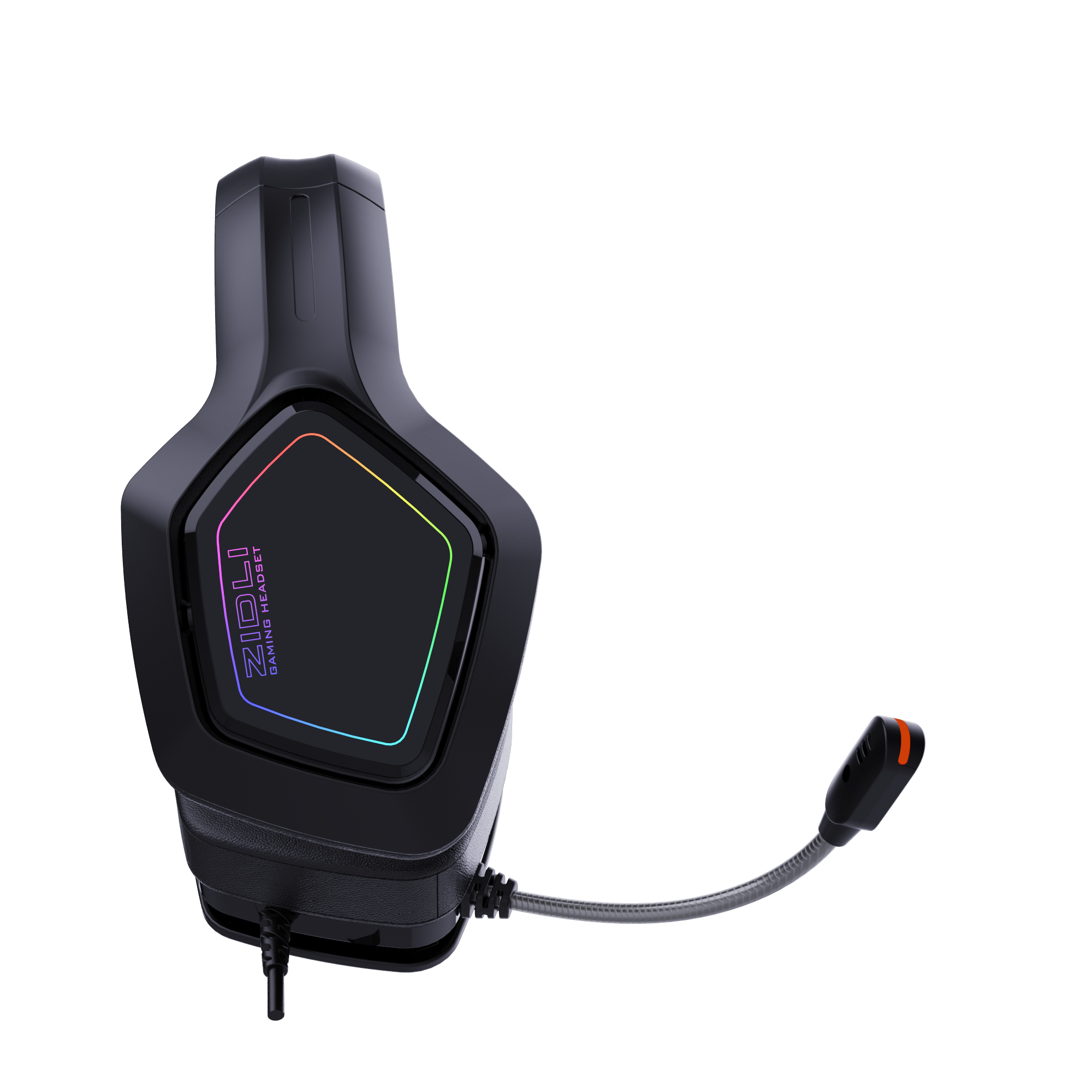 TAI NGHE GAMING ZIDLI FCORE FH6U BLACK 7.1,USB, RGB - ảnh 7
