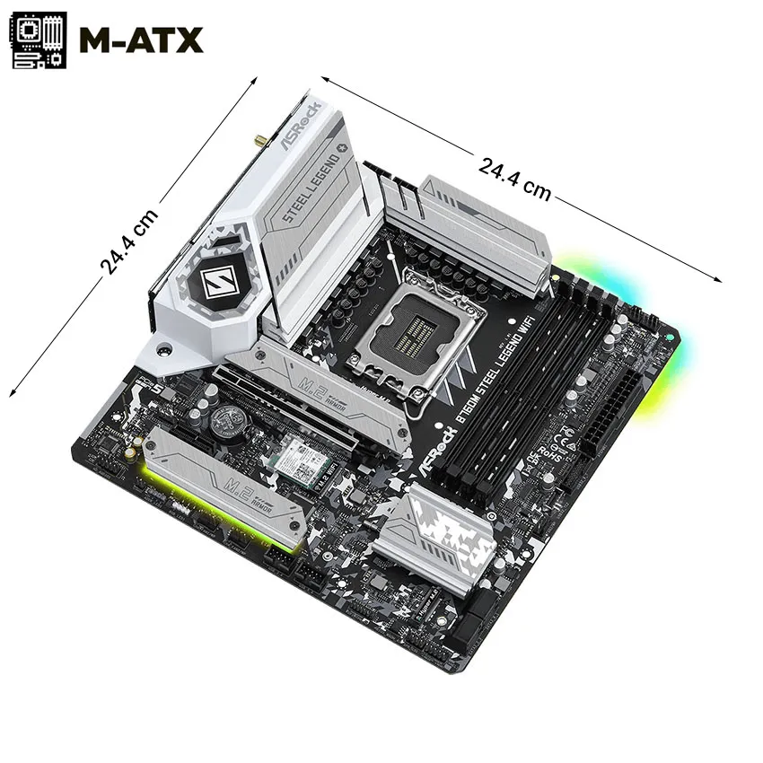 Mainboard ASROCK B760M Steel Legend WiFi DDR5 - ảnh 5