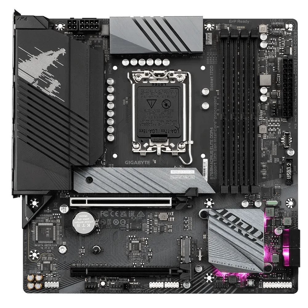 Mainboard Gigabyte B760M AORUS ELITE DDR4 - ảnh 3