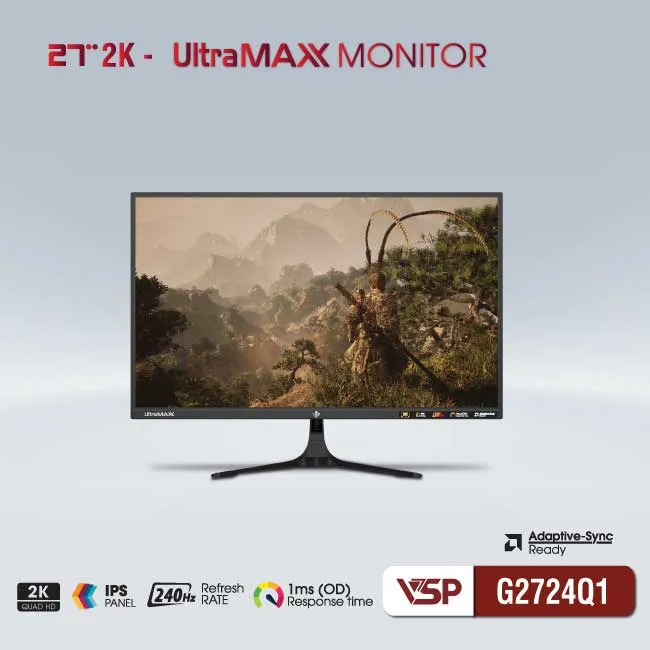 MÀN HÌNH VSP G2724Q1 | 27 inch | 2K | IPS | 240Hz - ảnh 5