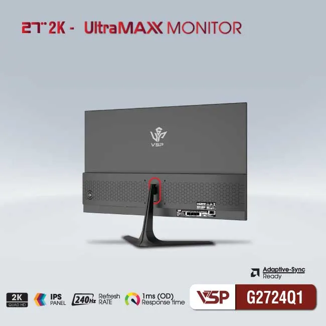 MÀN HÌNH VSP G2724Q1 | 27 inch | 2K | IPS | 240Hz - ảnh 3