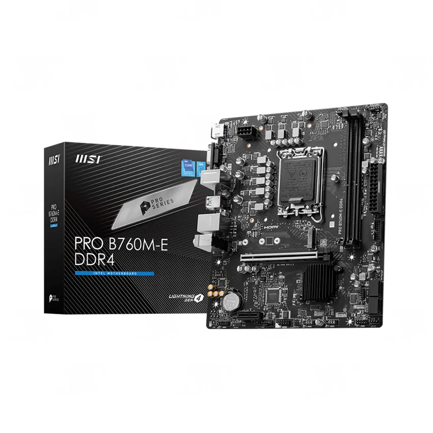 Mainboard MSI PRO B760M-E DDR4 | LGA 1700, M-ATX - ảnh 3