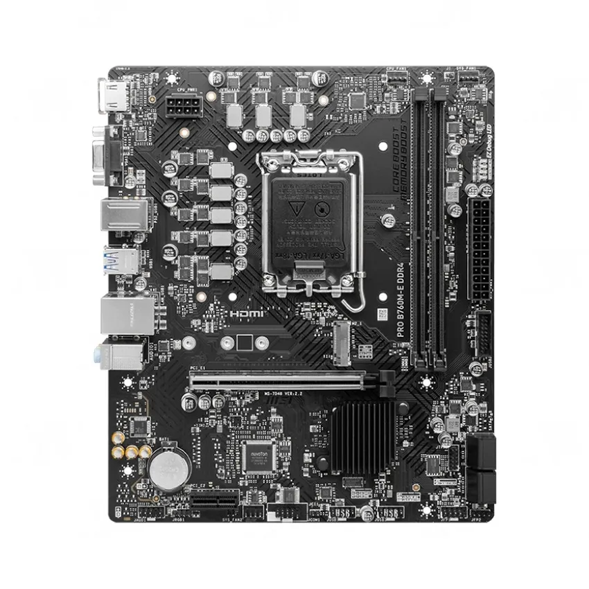 Mainboard MSI PRO B760M-E DDR4 | LGA 1700, M-ATX - ảnh 2