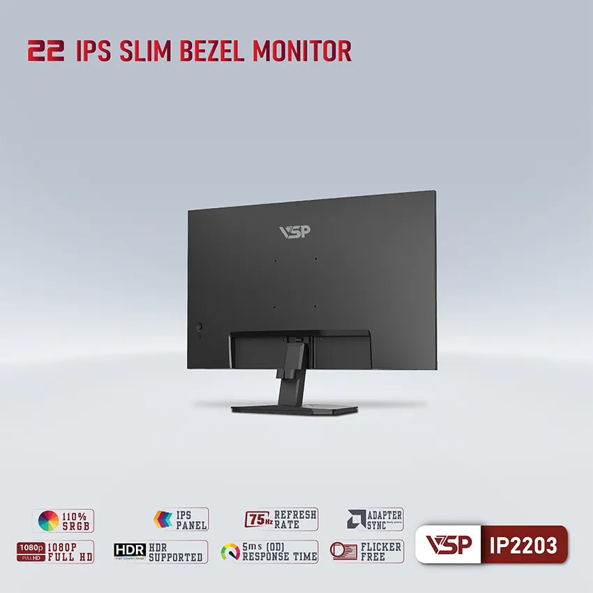 Màn hình VSP IP2203 | 21.5 inch | Full HD | IPS | 75Hz | 5ms - ảnh 3