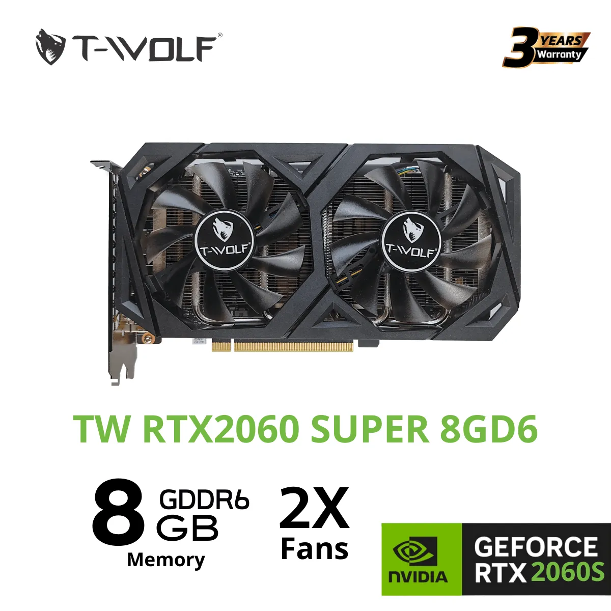 VGA T-Wolf Geforce RTX 2060 Super 8GB GDDR6 - ảnh 2