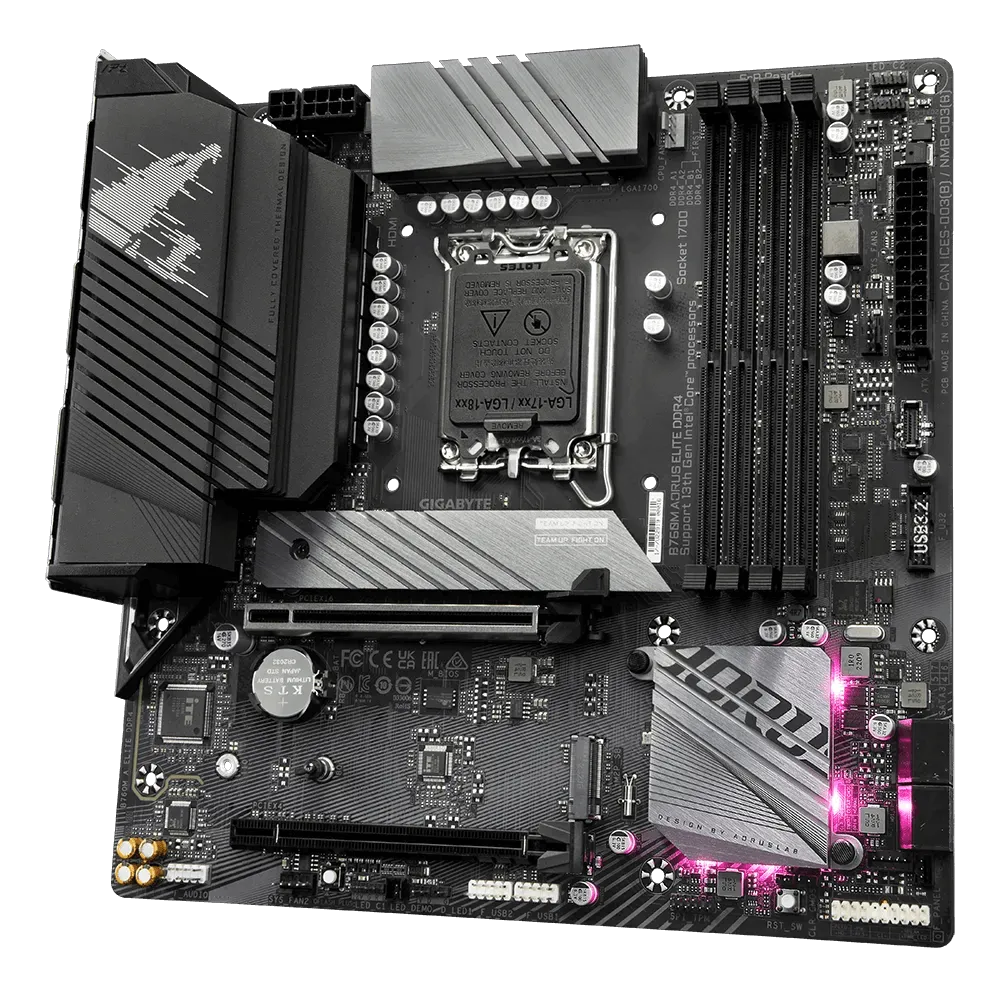 Mainboard Gigabyte B760M AORUS ELITE DDR4 - ảnh 5