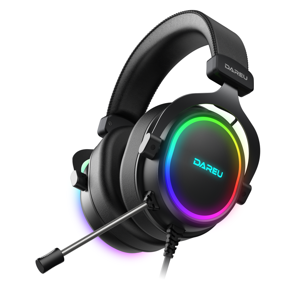 Tai nghe DAREU EH925 7.1 BLACK RGB - ảnh 4