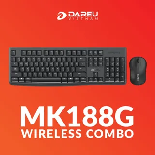 BỘ BÀN PHÍM CHUỘT KHÔNG DÂY DAREU MK188G - ảnh 2