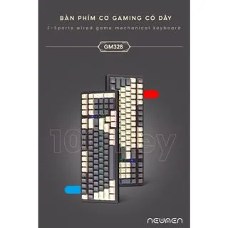 BÀN PHÍM CƠ NEWMEN GM328 ESPORT GRAY / WHITE - ảnh 7