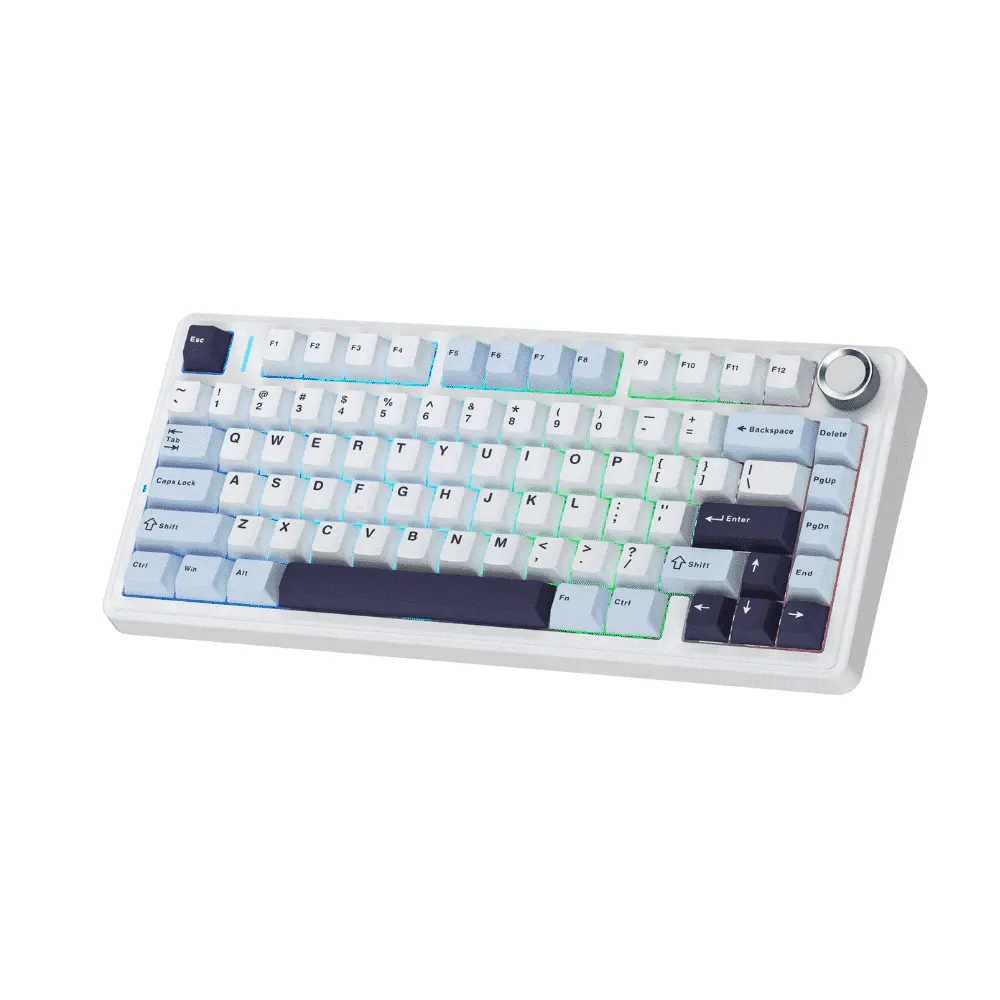 Bàn Phím Cơ AULA F75 3 Mode | USB 2.4G, Bluetooth, Type C - ảnh 4