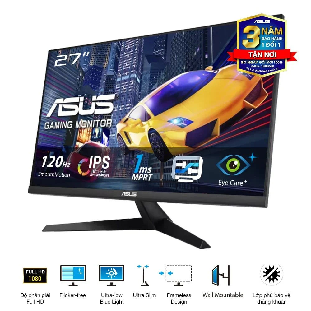Màn hình Asus VY279HGR 27 " Full HD IPS 120Hz (HDMI, VGA) - ảnh 2
