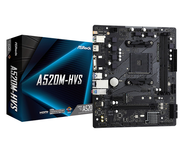 Mainboard ASROCK A520M-HVS | AMD AM4 - ảnh 3